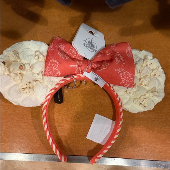 Disney Accessories - Disney pink and Cream Popcorn Minnie Ears Headband